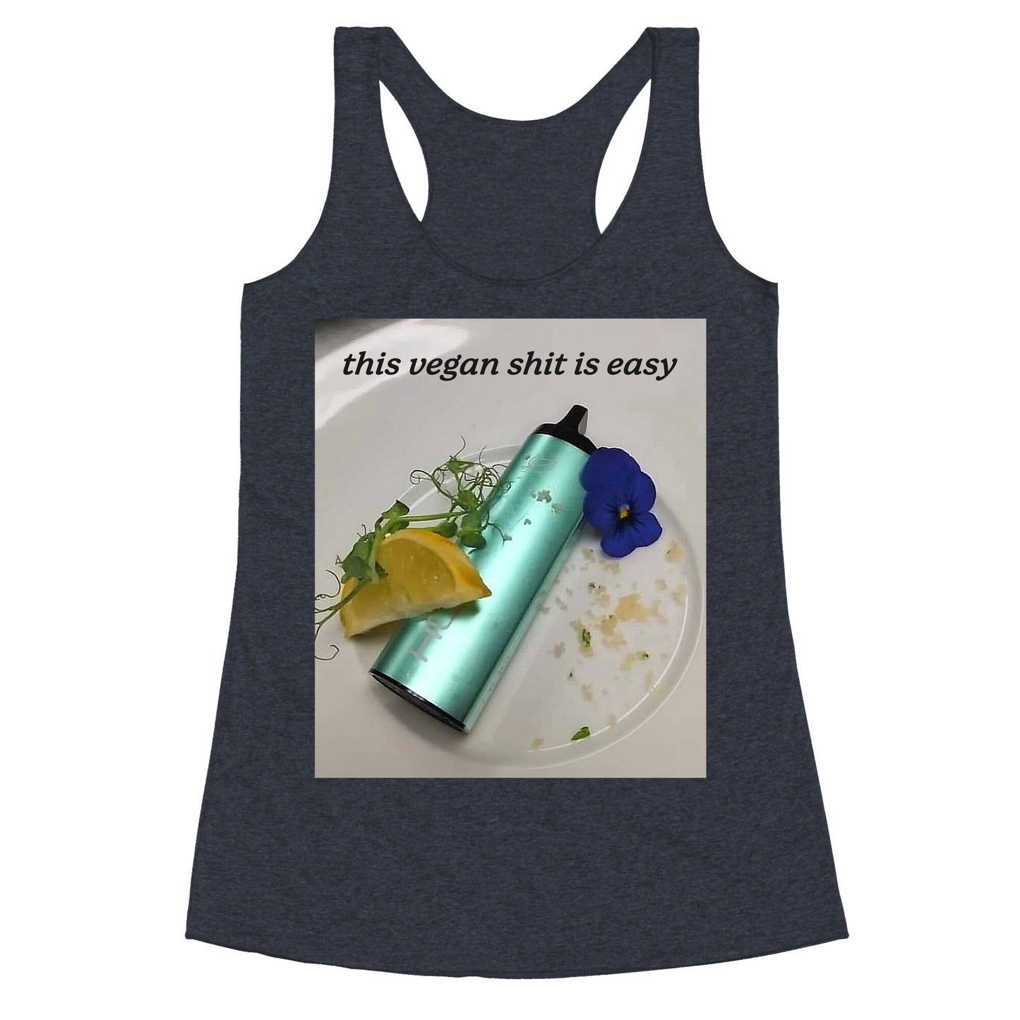 This Vegan Shit is Easy Racerback Tank