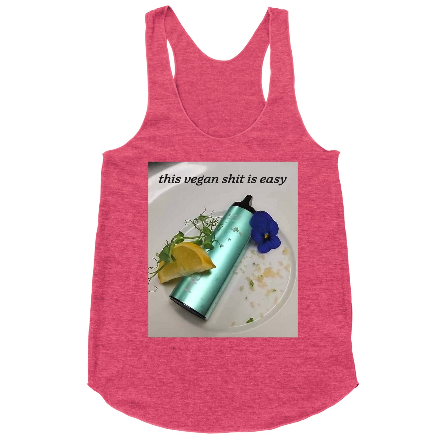 This Vegan Shit is Easy Racerback Tank