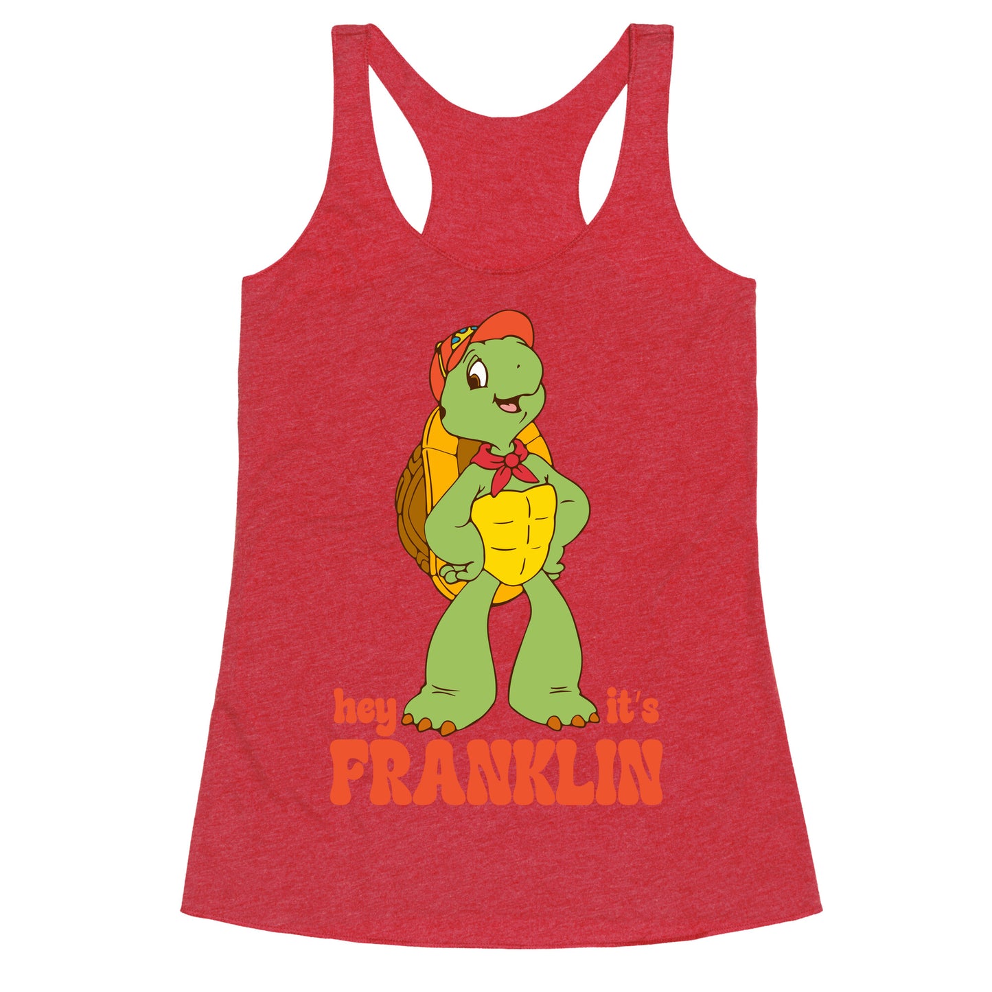 Franklin the Turtle Racerback Tank