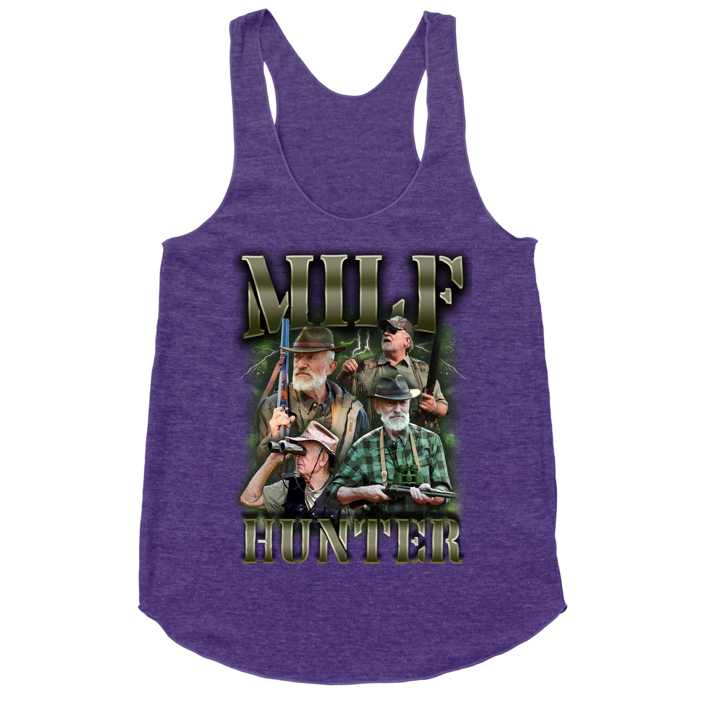 MILF Hunter Racerback Tank