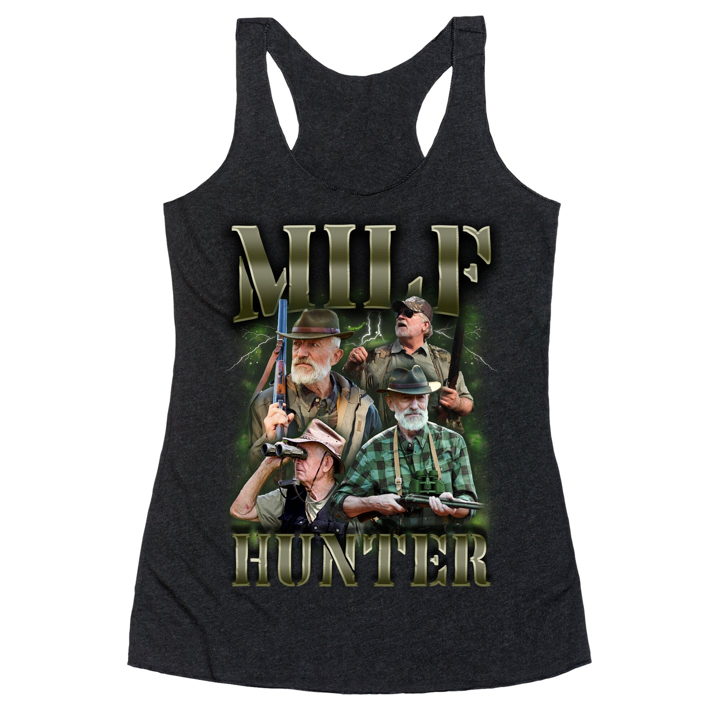 MILF Hunter Racerback Tank
