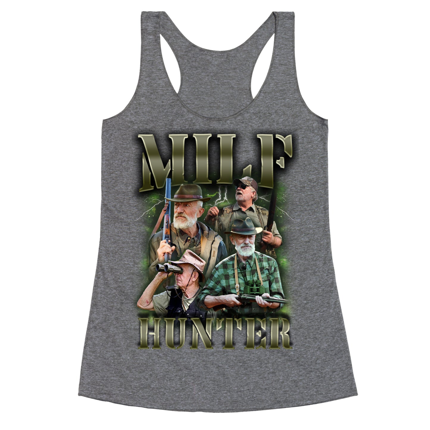MILF Hunter Racerback Tank
