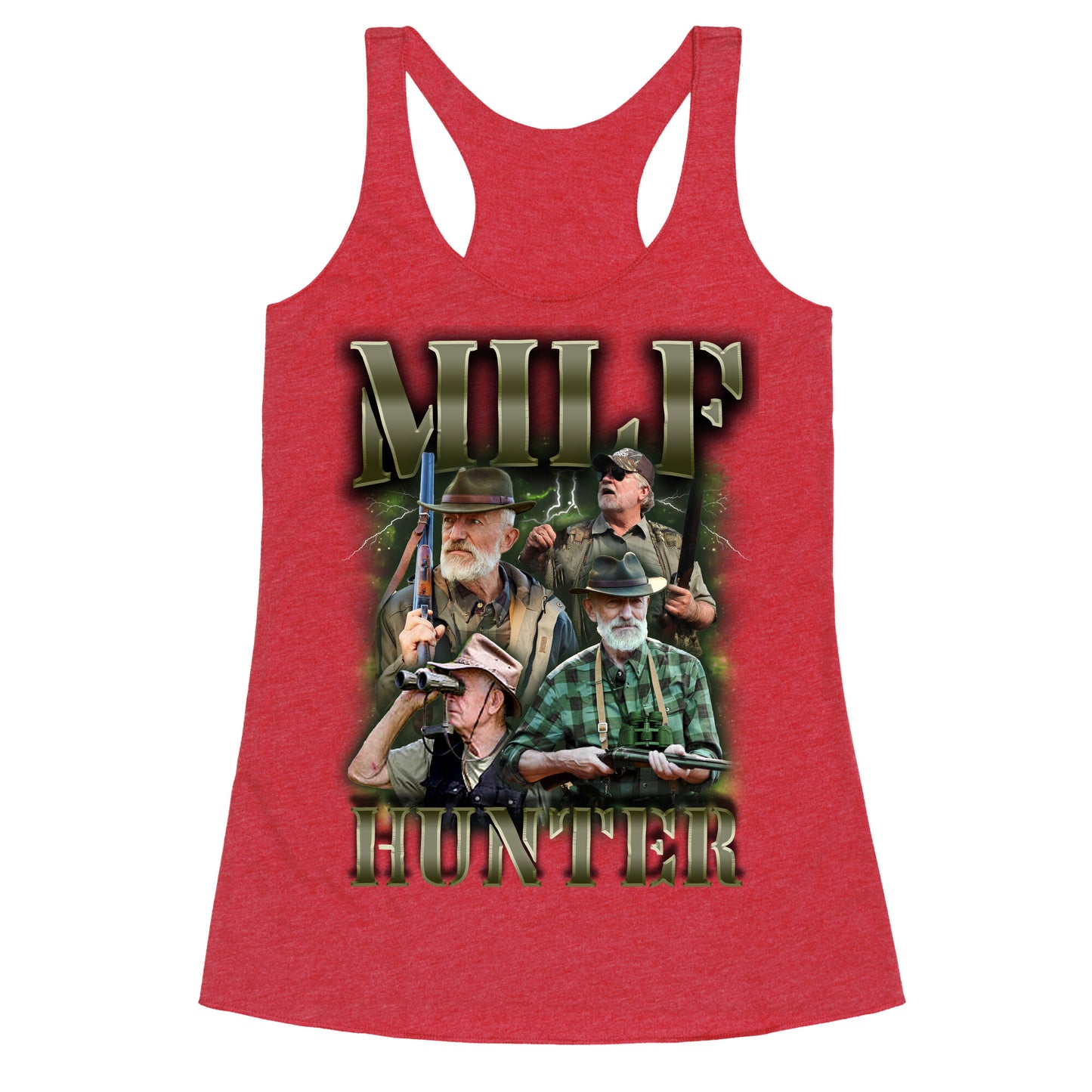 MILF Hunter Racerback Tank