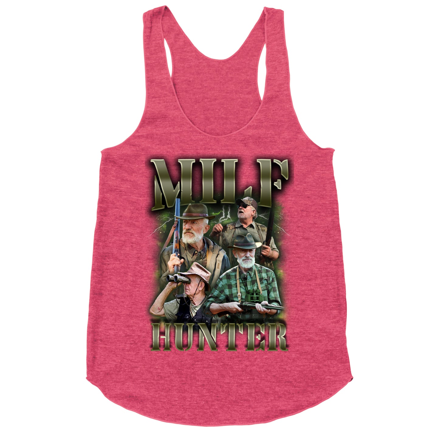 MILF Hunter Racerback Tank