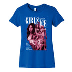 Girls Against ICE Womens Cotton Tee