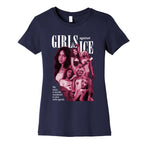 Girls Against ICE Womens Cotton Tee