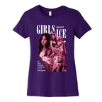 Girls Against ICE Womens Cotton Tee