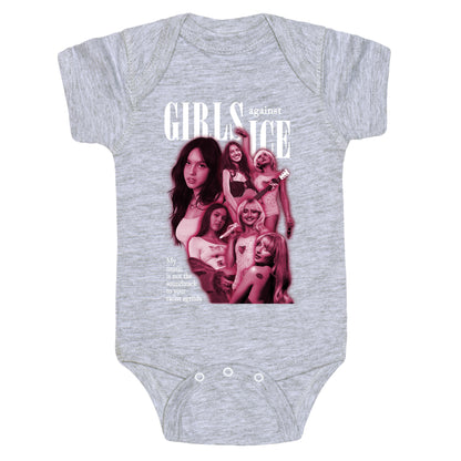 Girls Against ICE Baby One-Piece