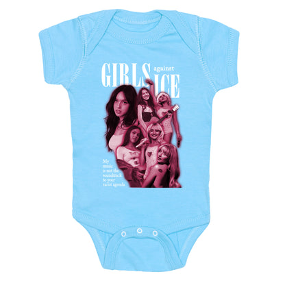 Girls Against ICE Baby One-Piece