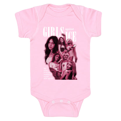 Girls Against ICE Baby One-Piece