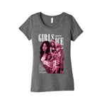 Girls Against ICE Womens Triblend Tee