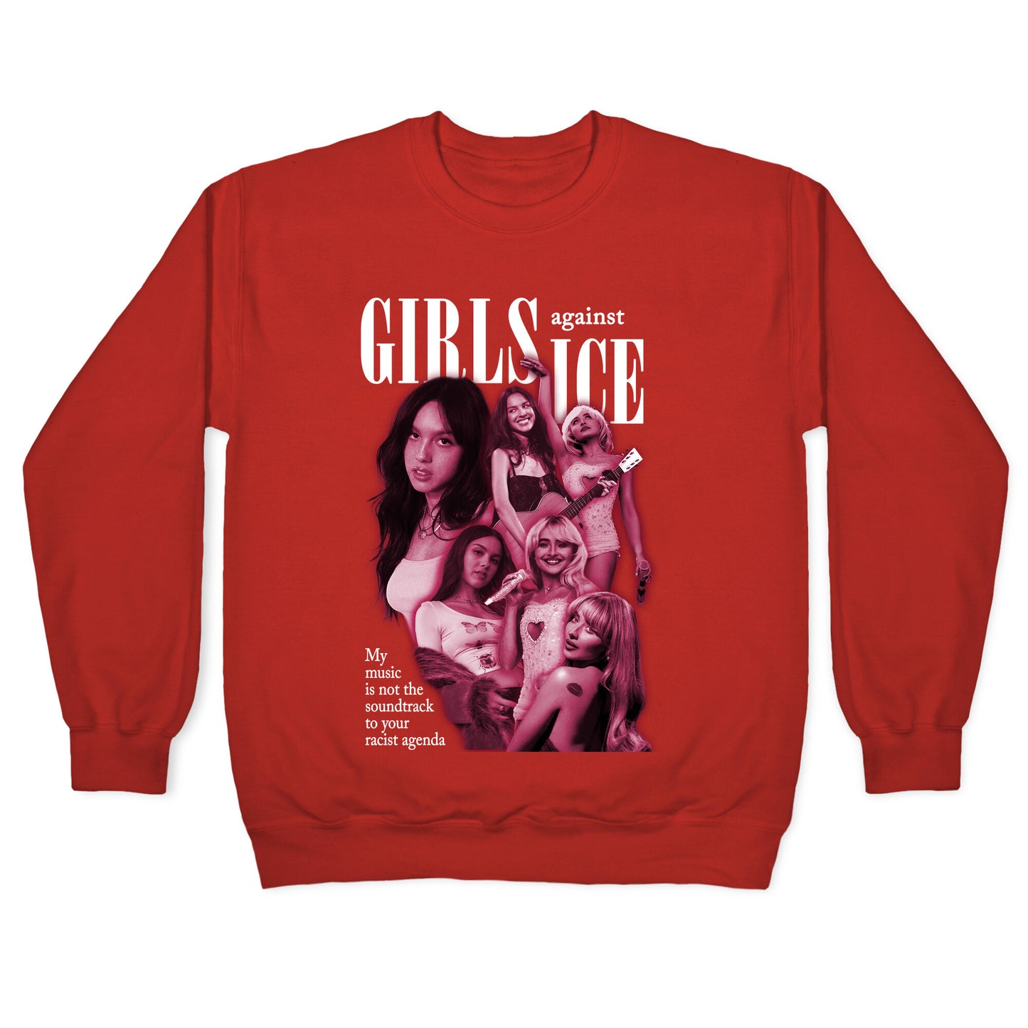 Girls Against ICE Crewneck Sweatshirt