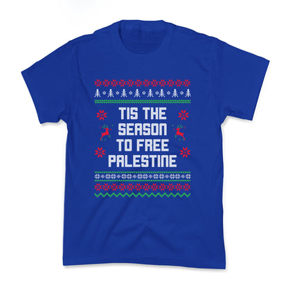 Tis the Season to Free Palestine Kids Tee