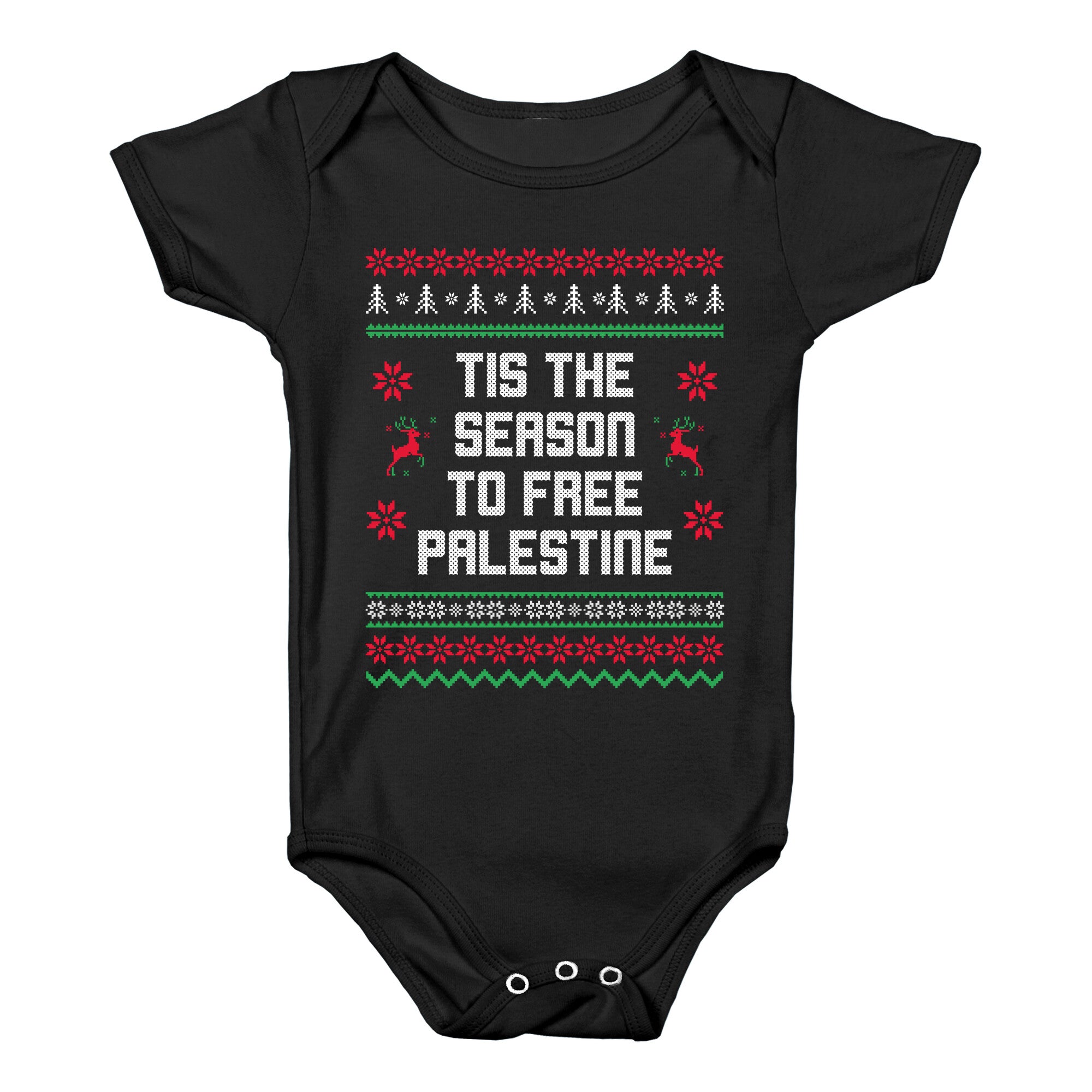 Tis the Season to Free Palestine Baby One-Piece
