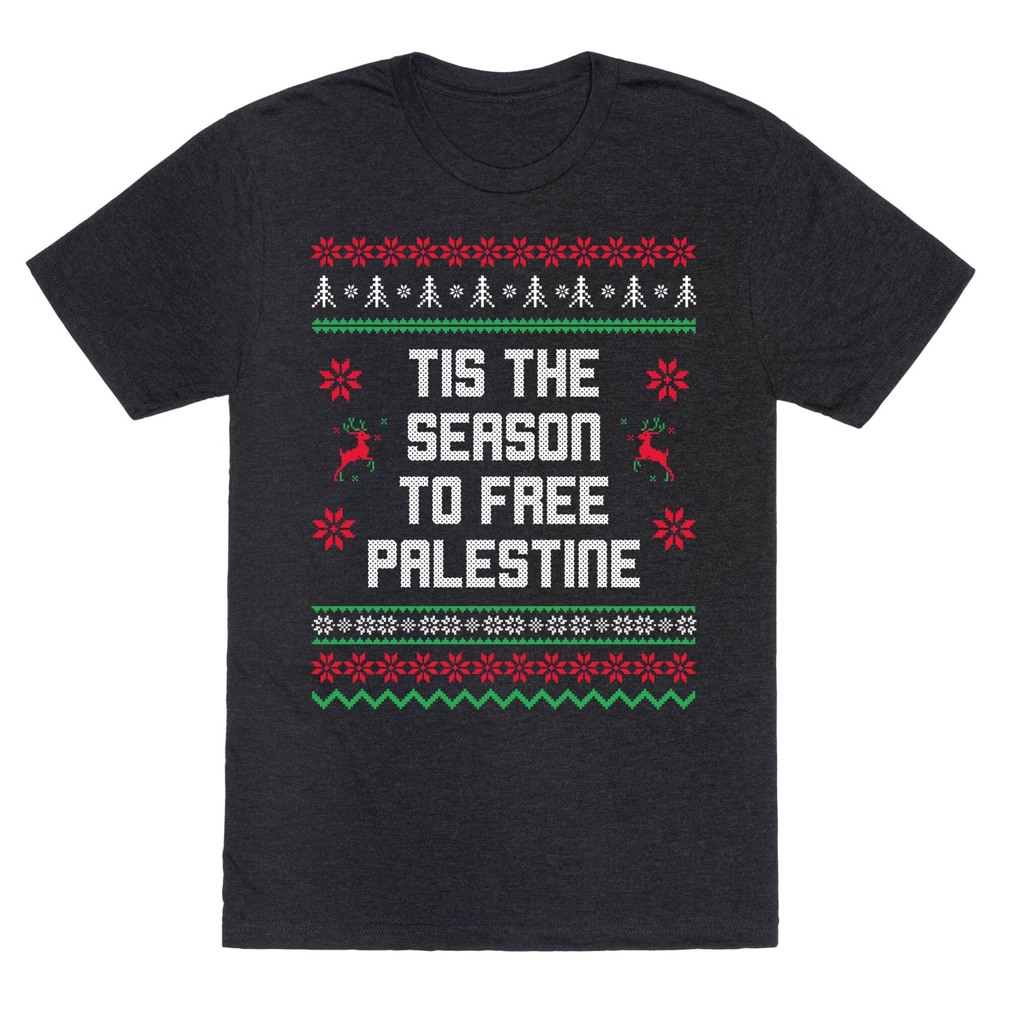 Tis the Season to Free Palestine Unisex Triblend Tee
