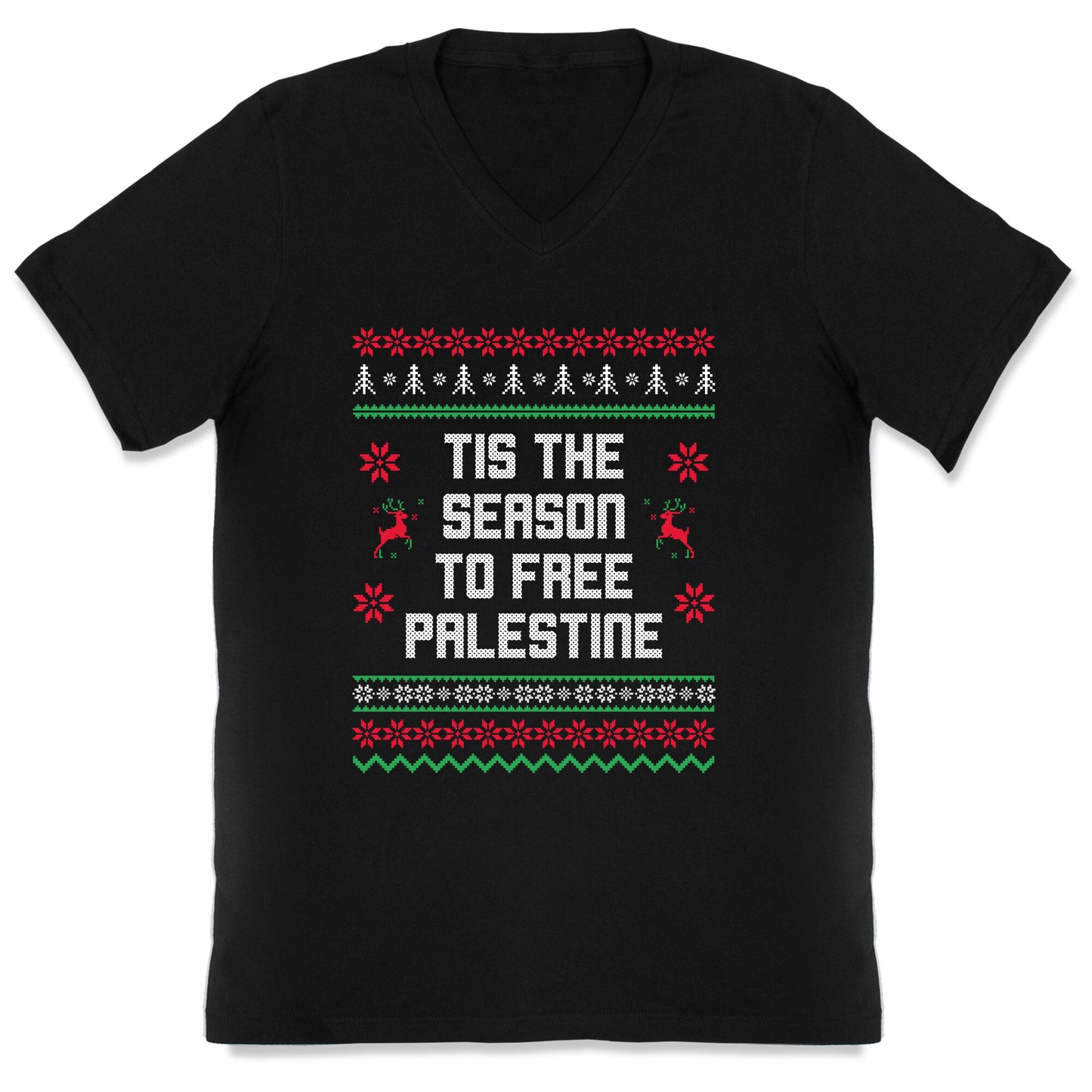 Tis the Season to Free Palestine V-Neck