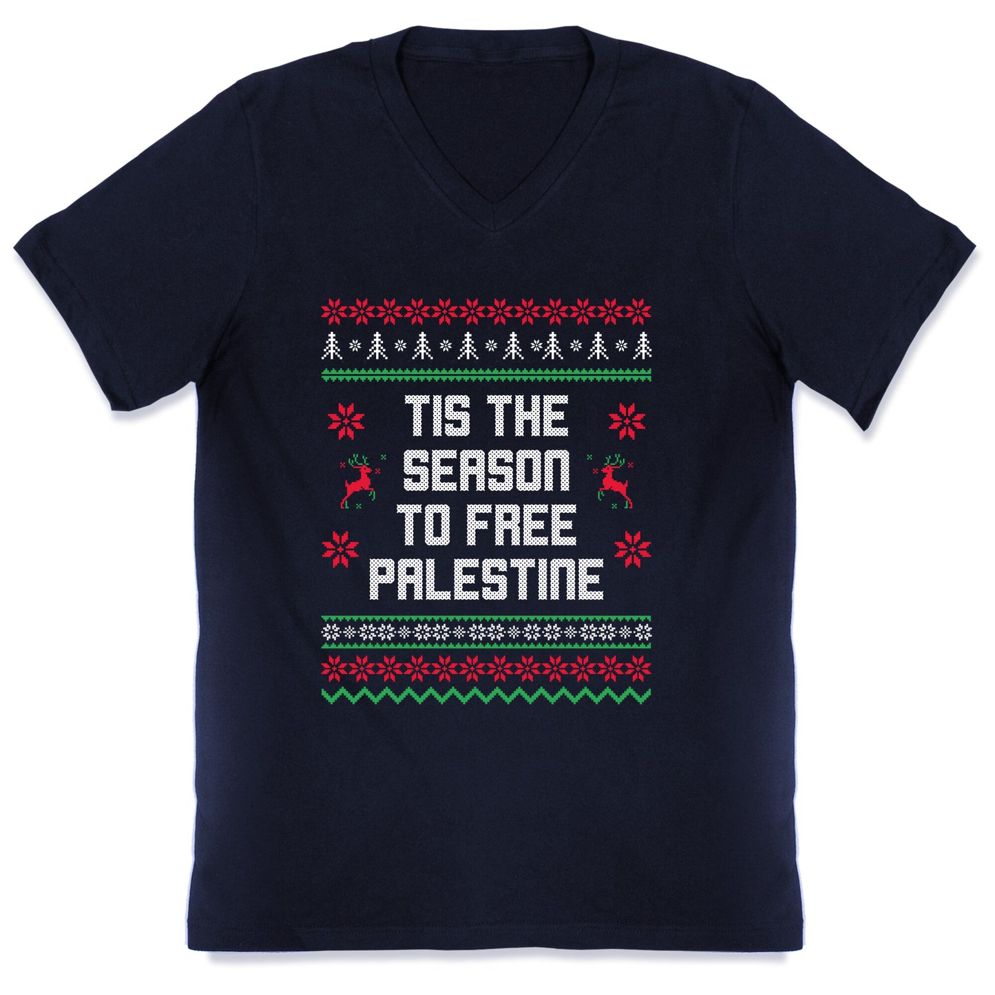 Tis the Season to Free Palestine V-Neck