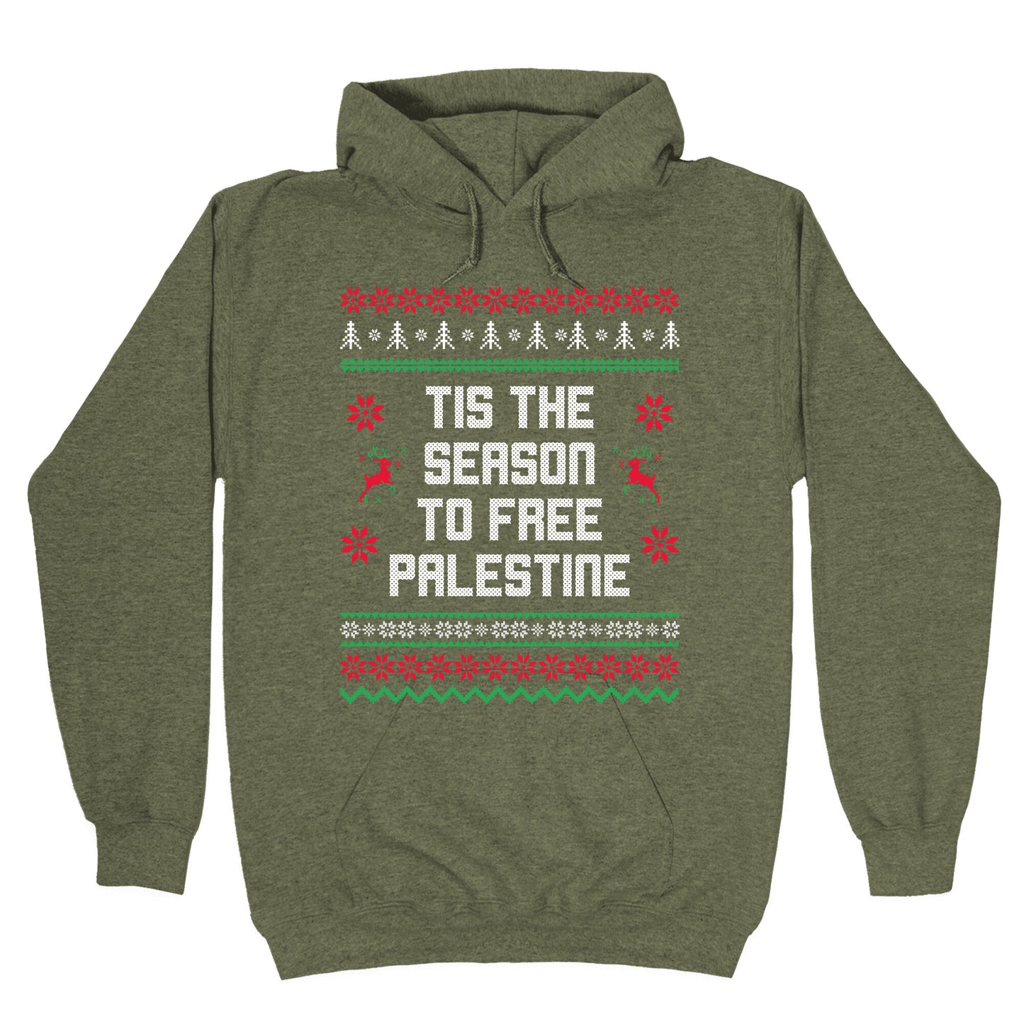 Tis the Season to Free Palestine Hoodie