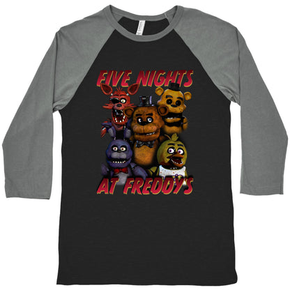 Five Nights At Freddys Baseball Tee