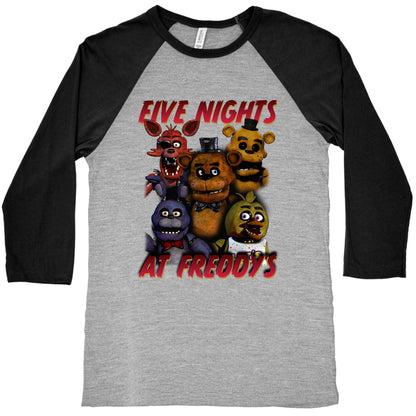 Five Nights At Freddys Baseball Tee