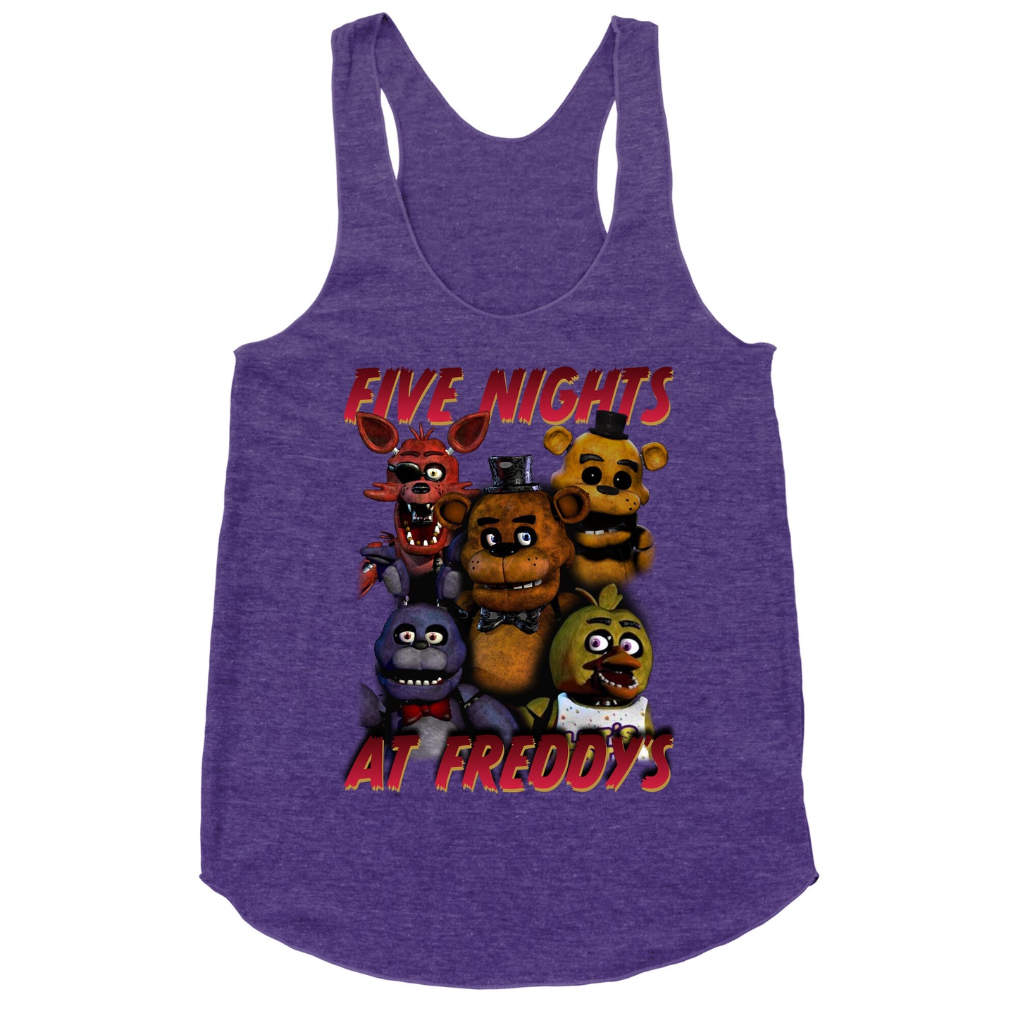 Five Nights At Freddys Racerback Tank