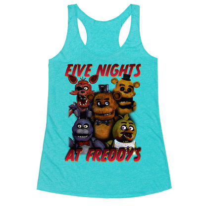 Five Nights At Freddys Racerback Tank