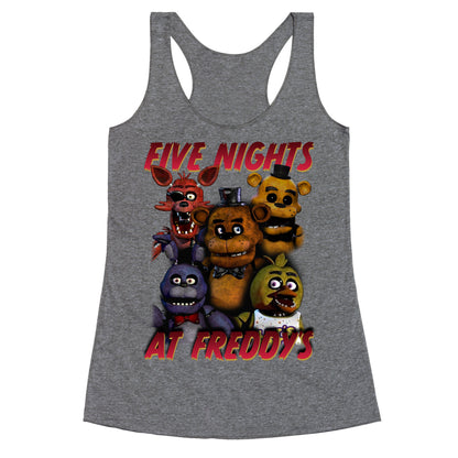 Five Nights At Freddys Racerback Tank