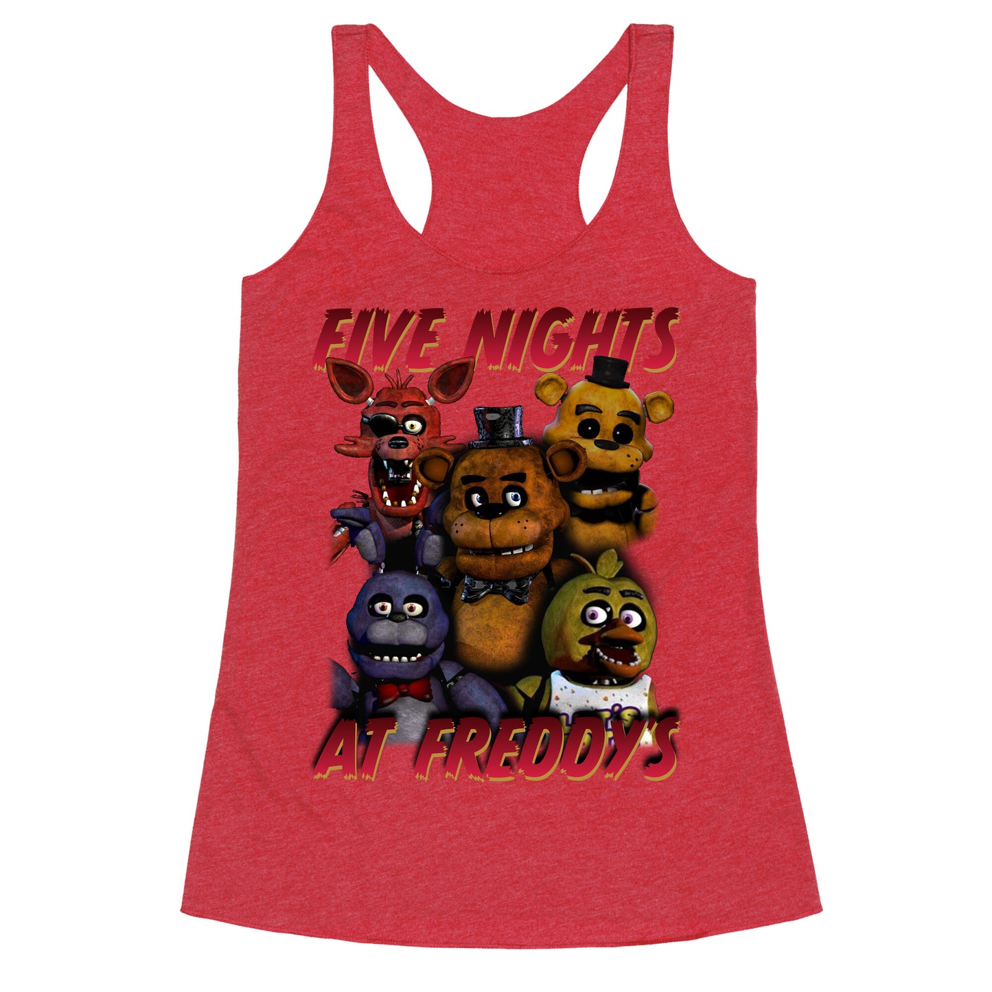Five Nights At Freddys Racerback Tank