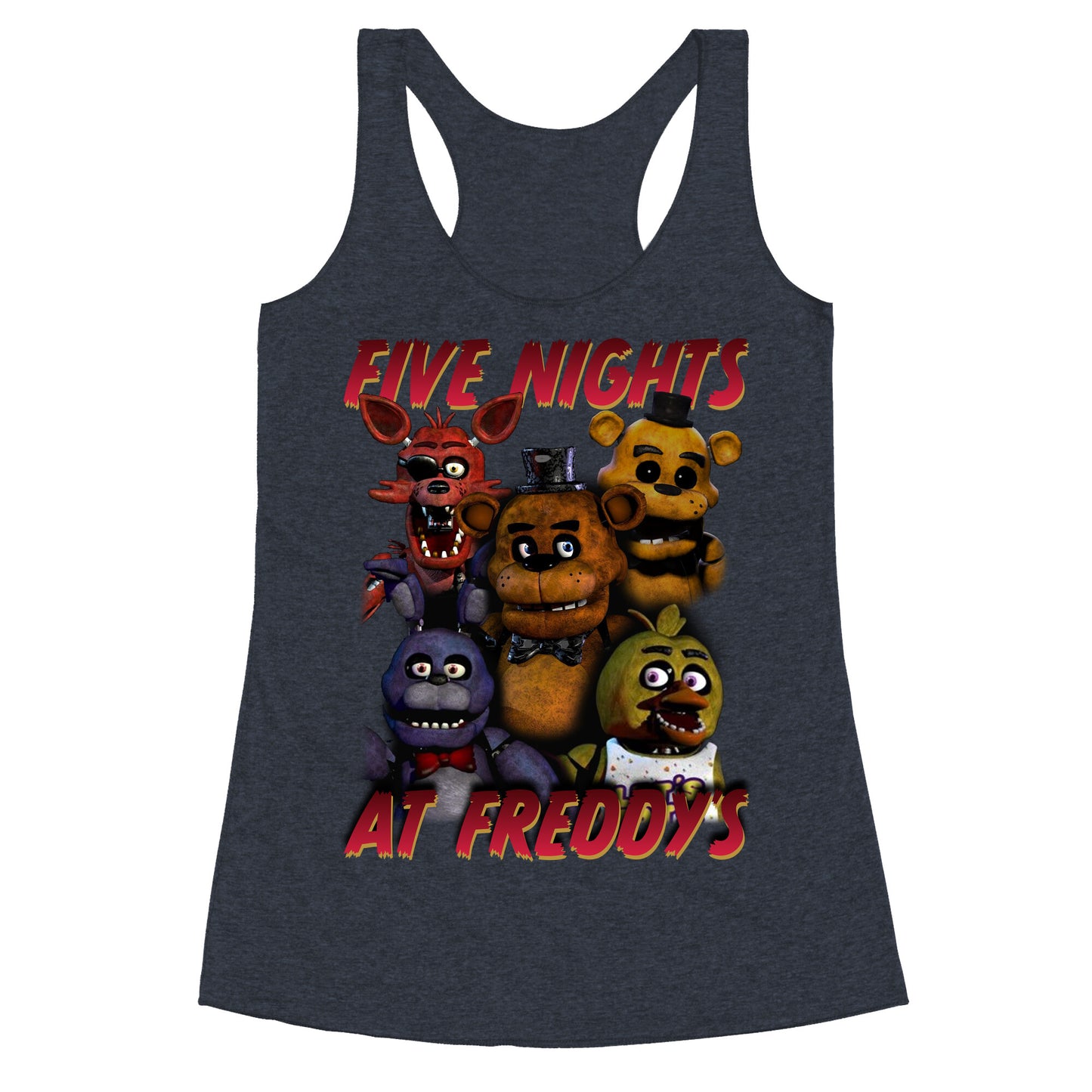 Five Nights At Freddys Racerback Tank