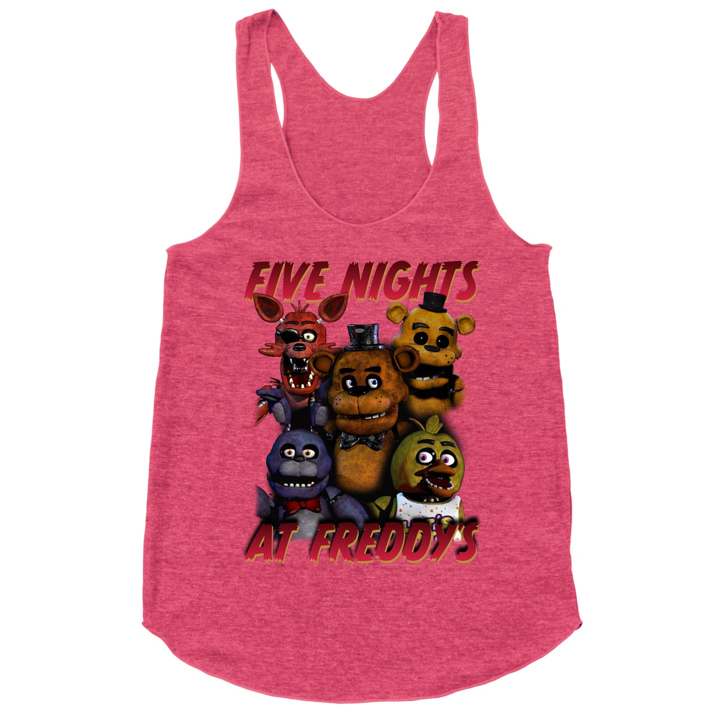 Five Nights At Freddys Racerback Tank