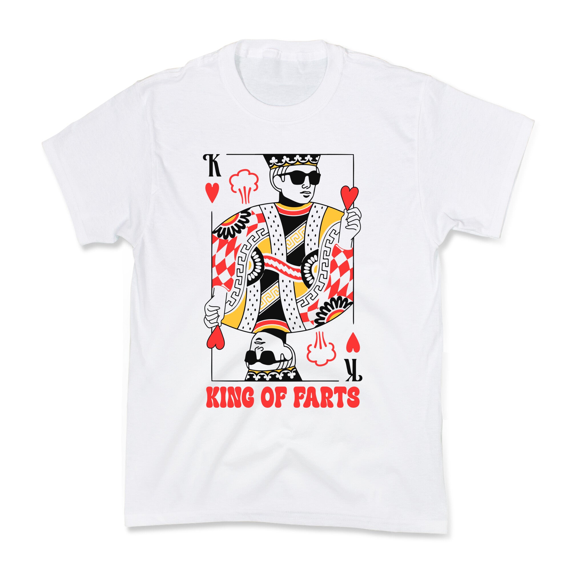 King & Queen Of Farts Kids Tee