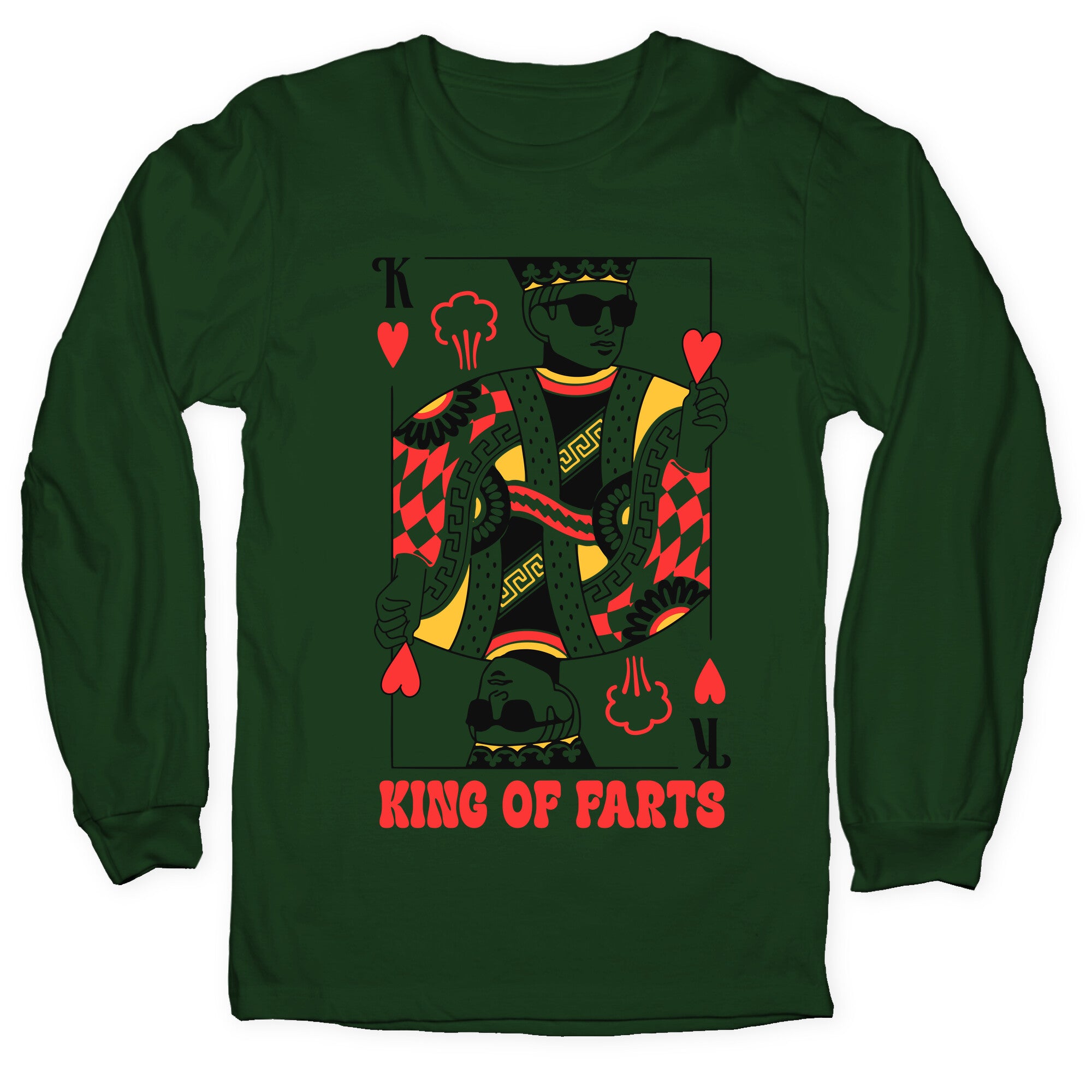 King & Queen Of Farts Longsleeve Tee