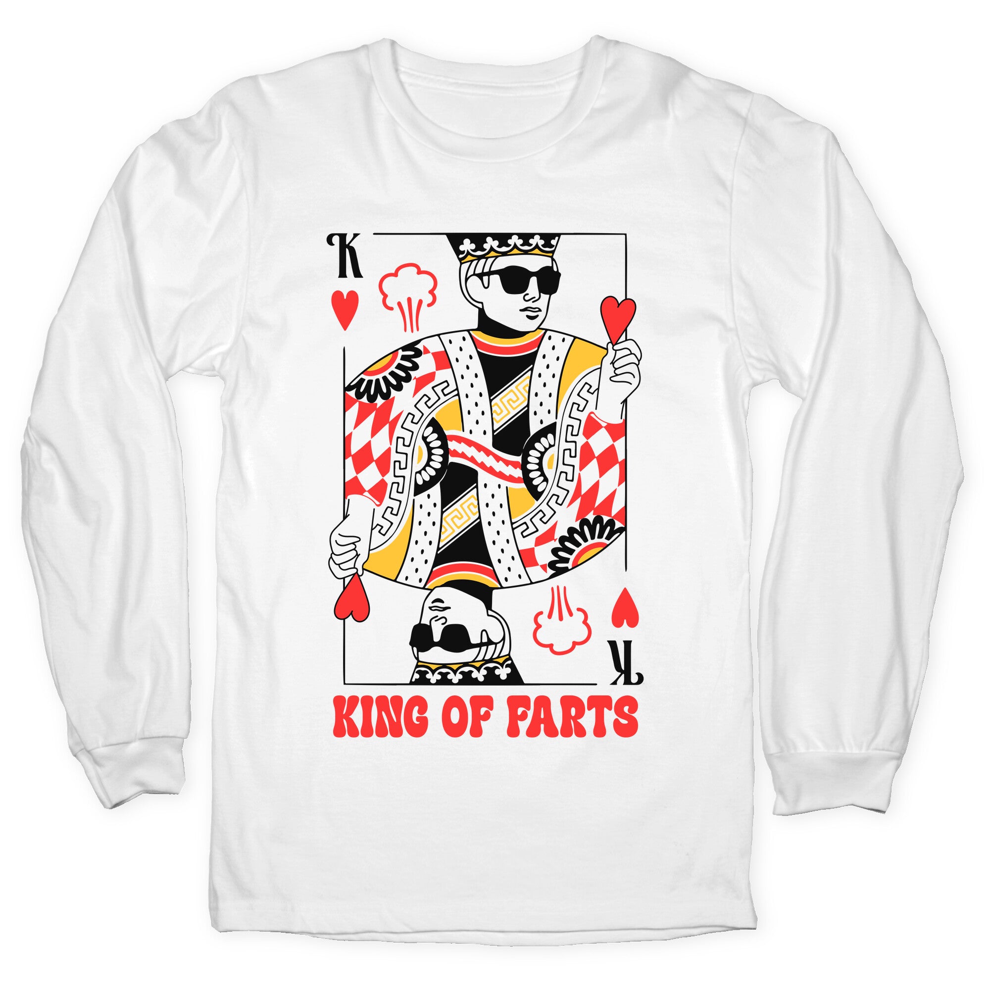 King & Queen Of Farts Longsleeve Tee