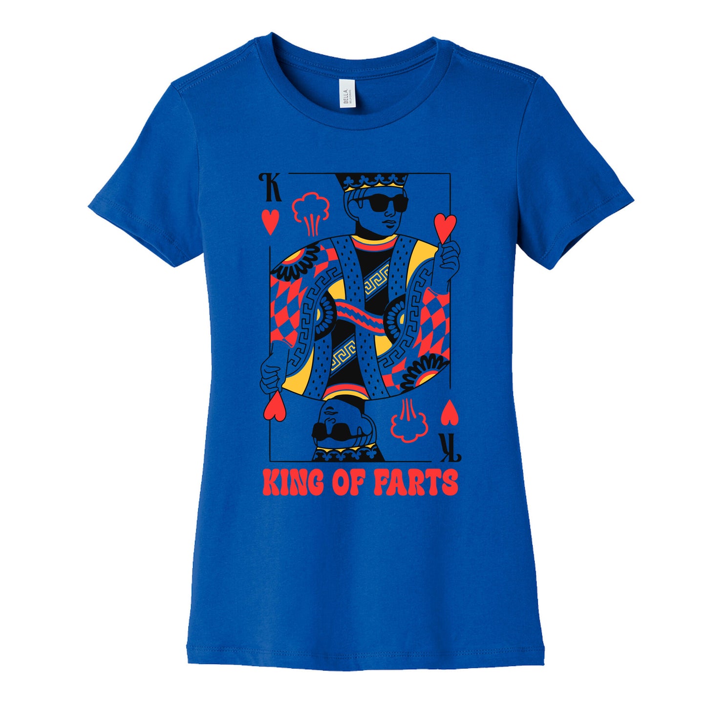 King & Queen Of Farts Womens Cotton Tee