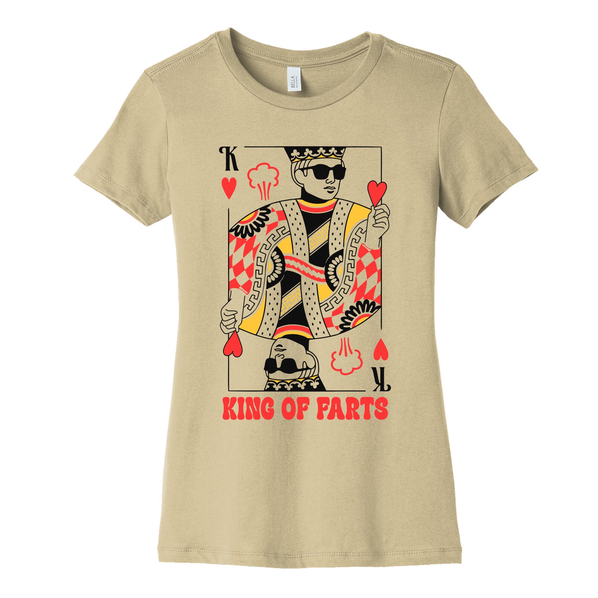 King & Queen Of Farts Womens Cotton Tee