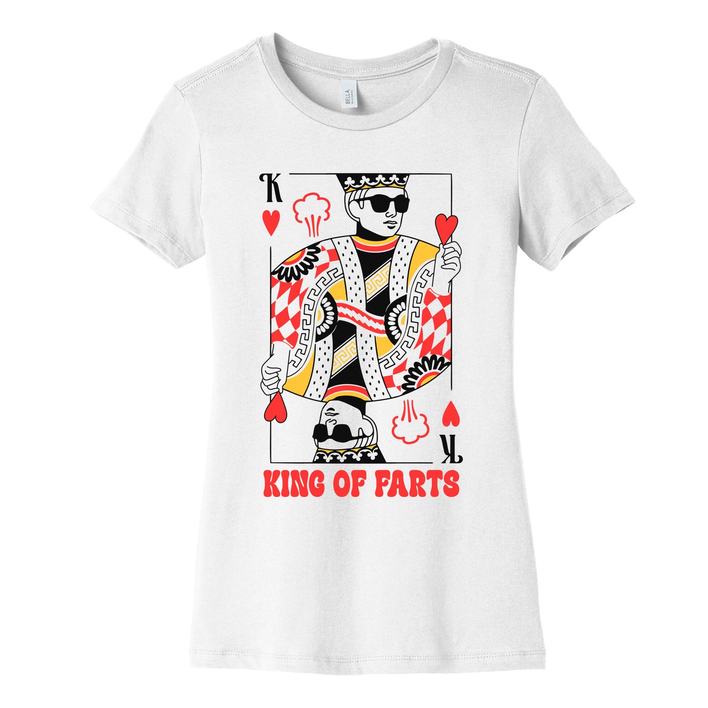 King & Queen Of Farts Womens Cotton Tee