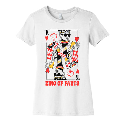 King & Queen Of Farts Womens Cotton Tee
