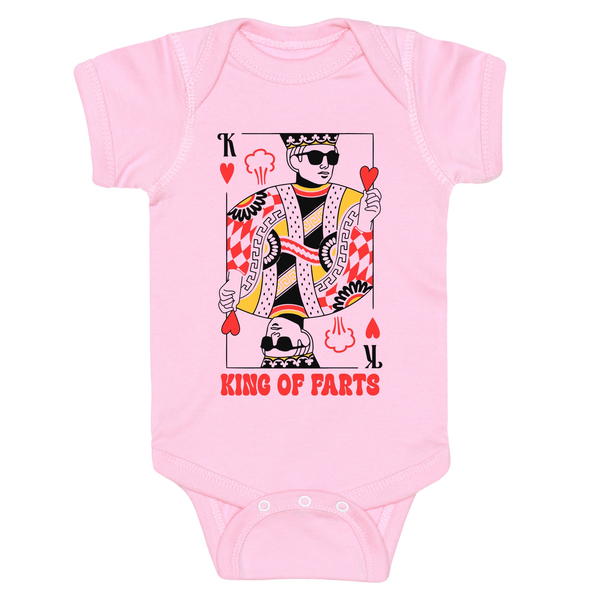 King & Queen Of Farts Baby One-Piece