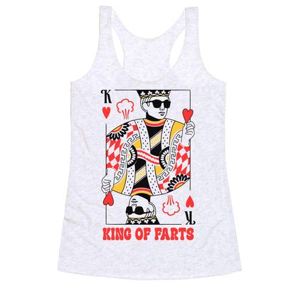 King & Queen Of Farts Racerback Tank