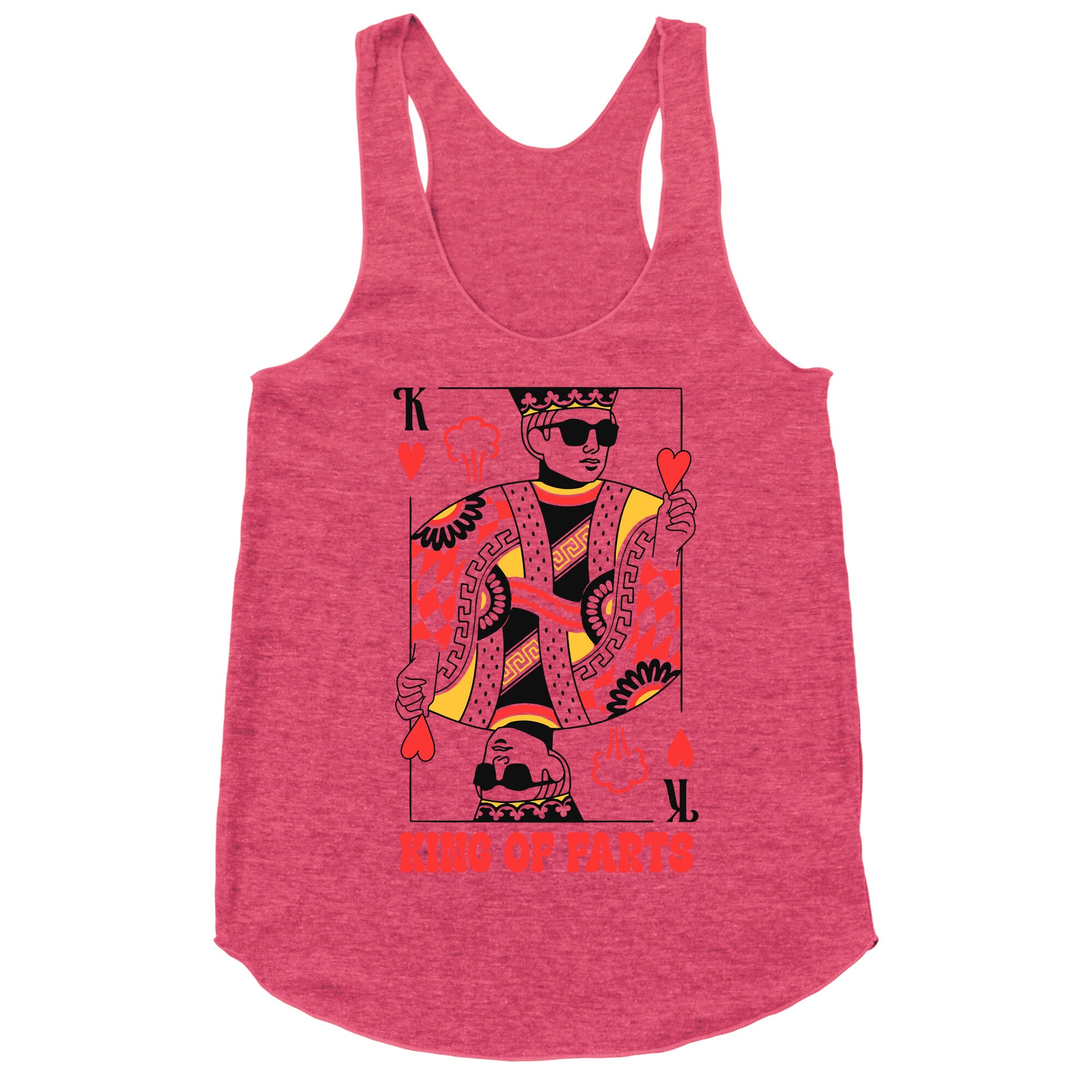 King & Queen Of Farts Racerback Tank