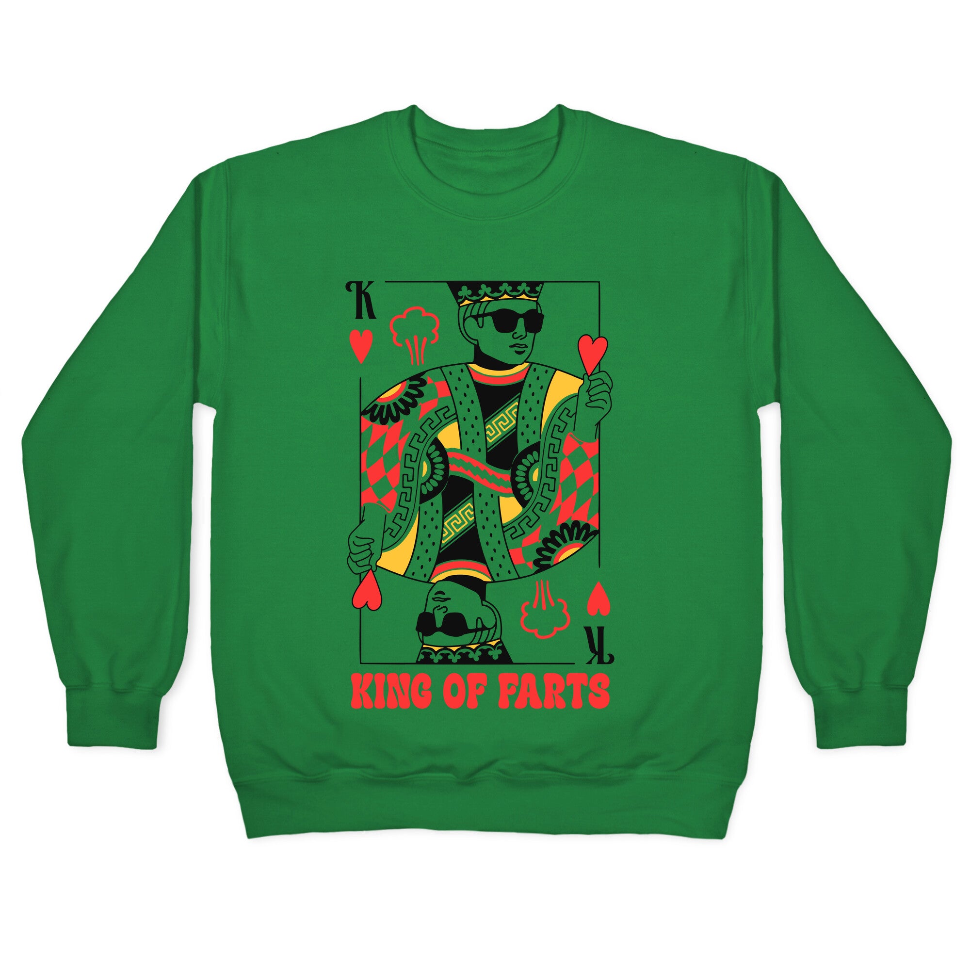 King & Queen Of Farts Crewneck Sweatshirt