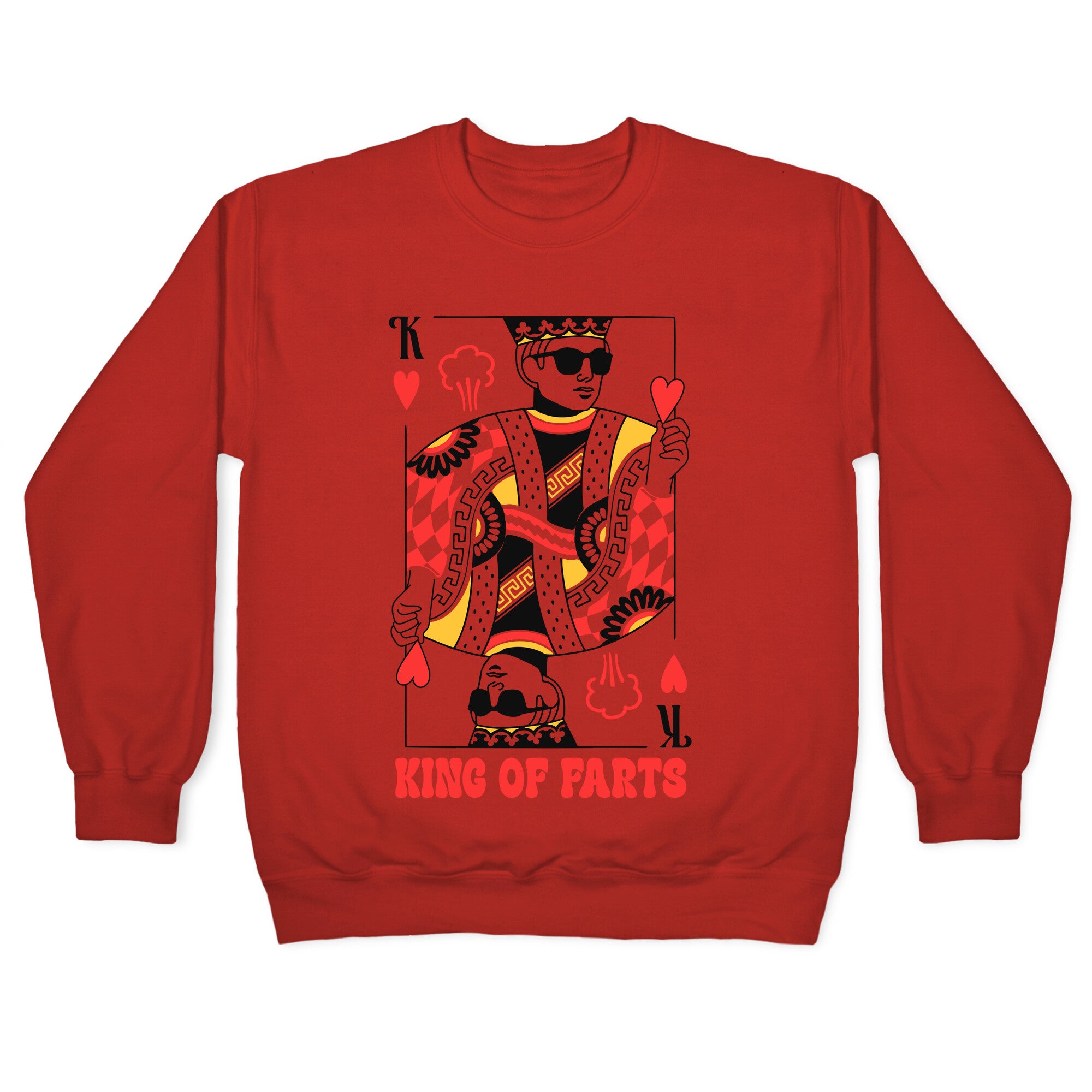 King & Queen Of Farts Crewneck Sweatshirt