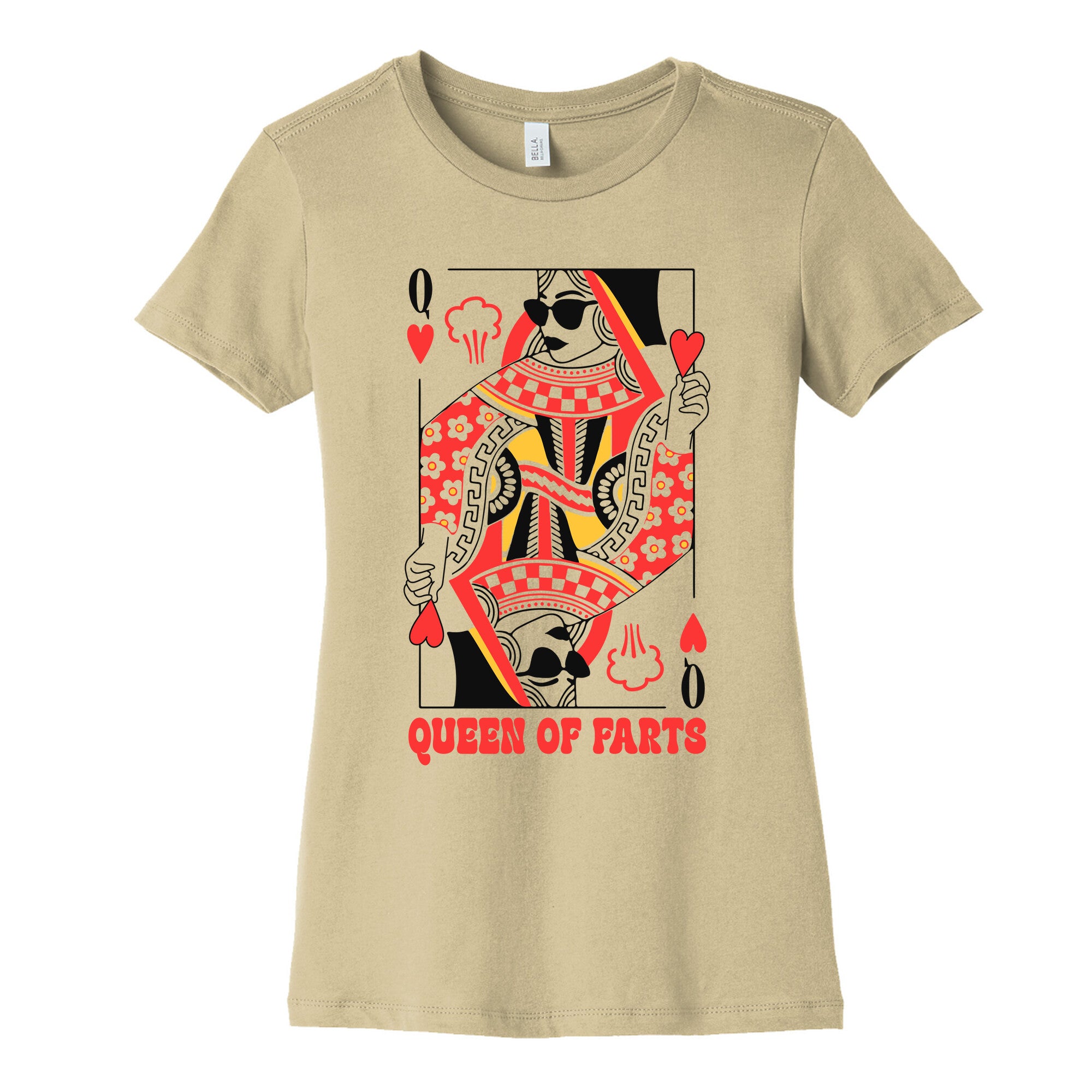 King & Queen Of Farts Womens Cotton Tee