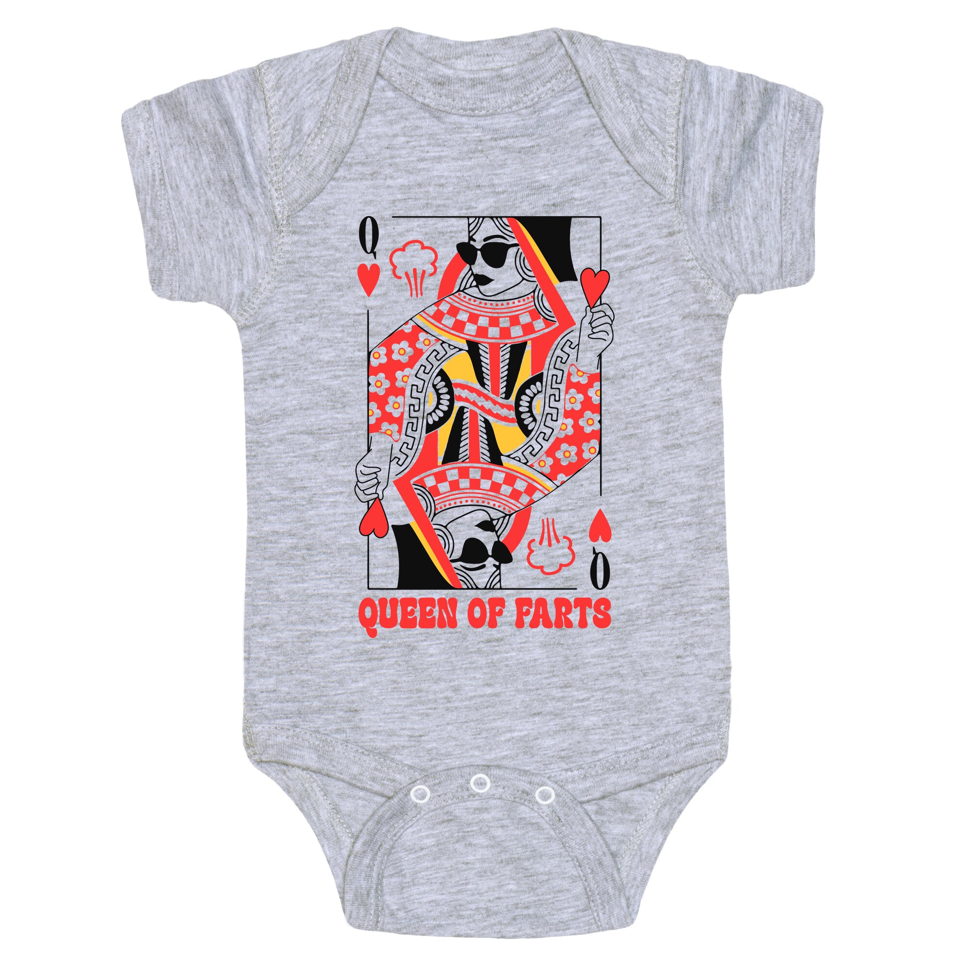 King & Queen Of Farts Baby One-Piece