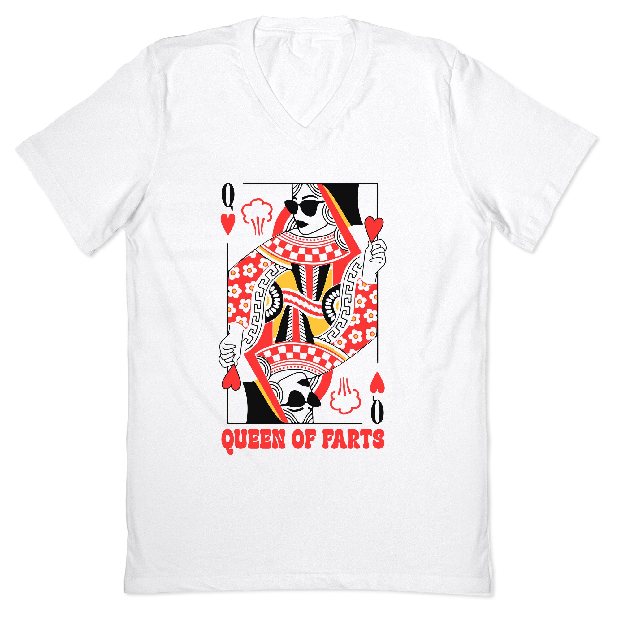 King & Queen Of Farts V-Neck