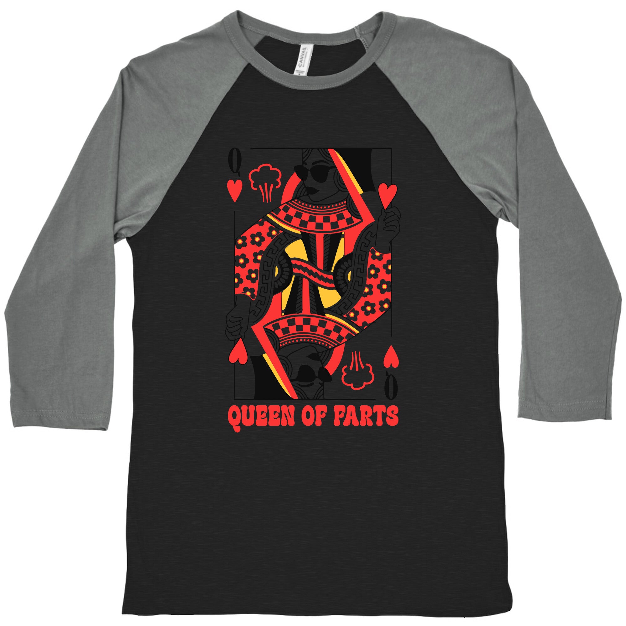 King & Queen Of Farts Baseball Tee