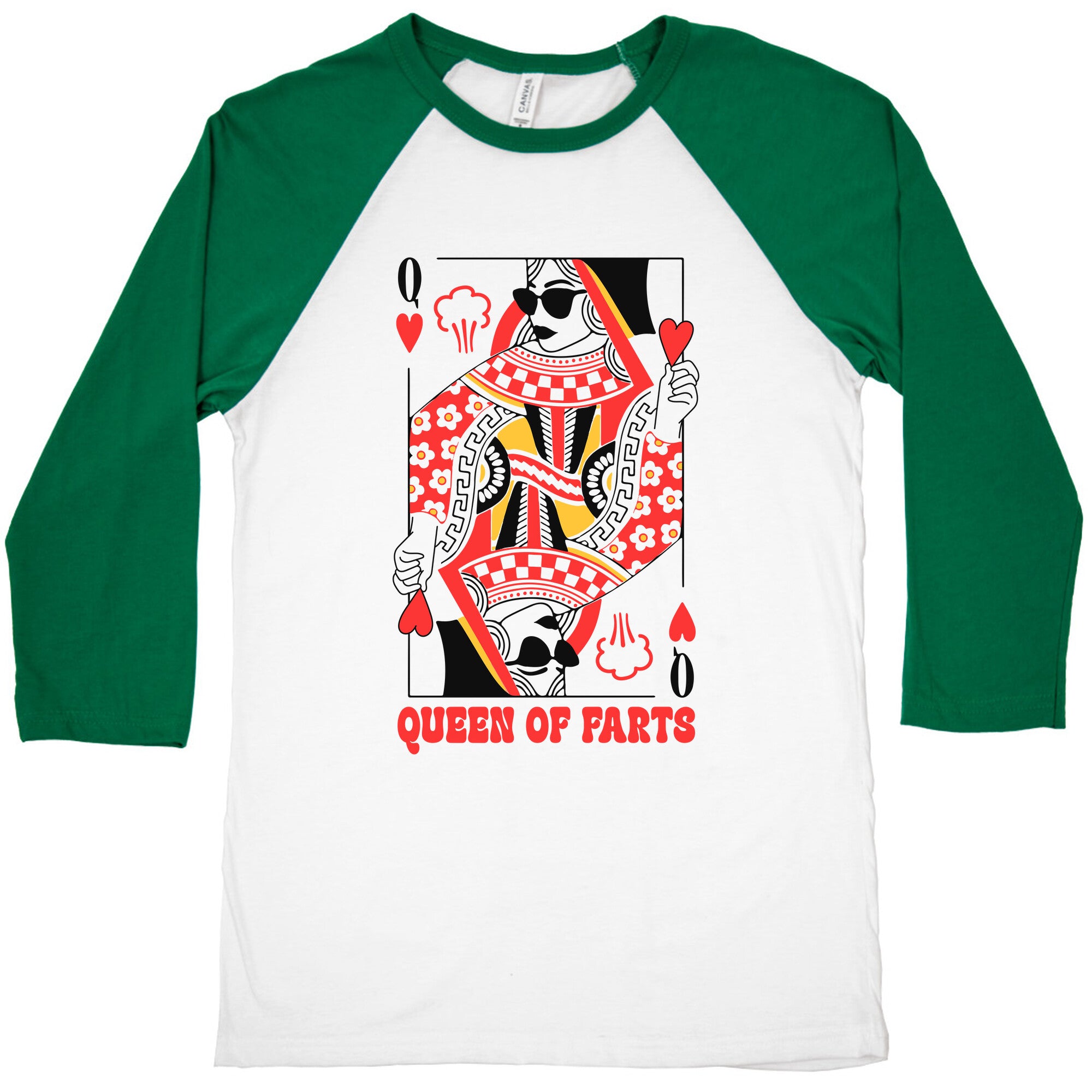 King & Queen Of Farts Baseball Tee