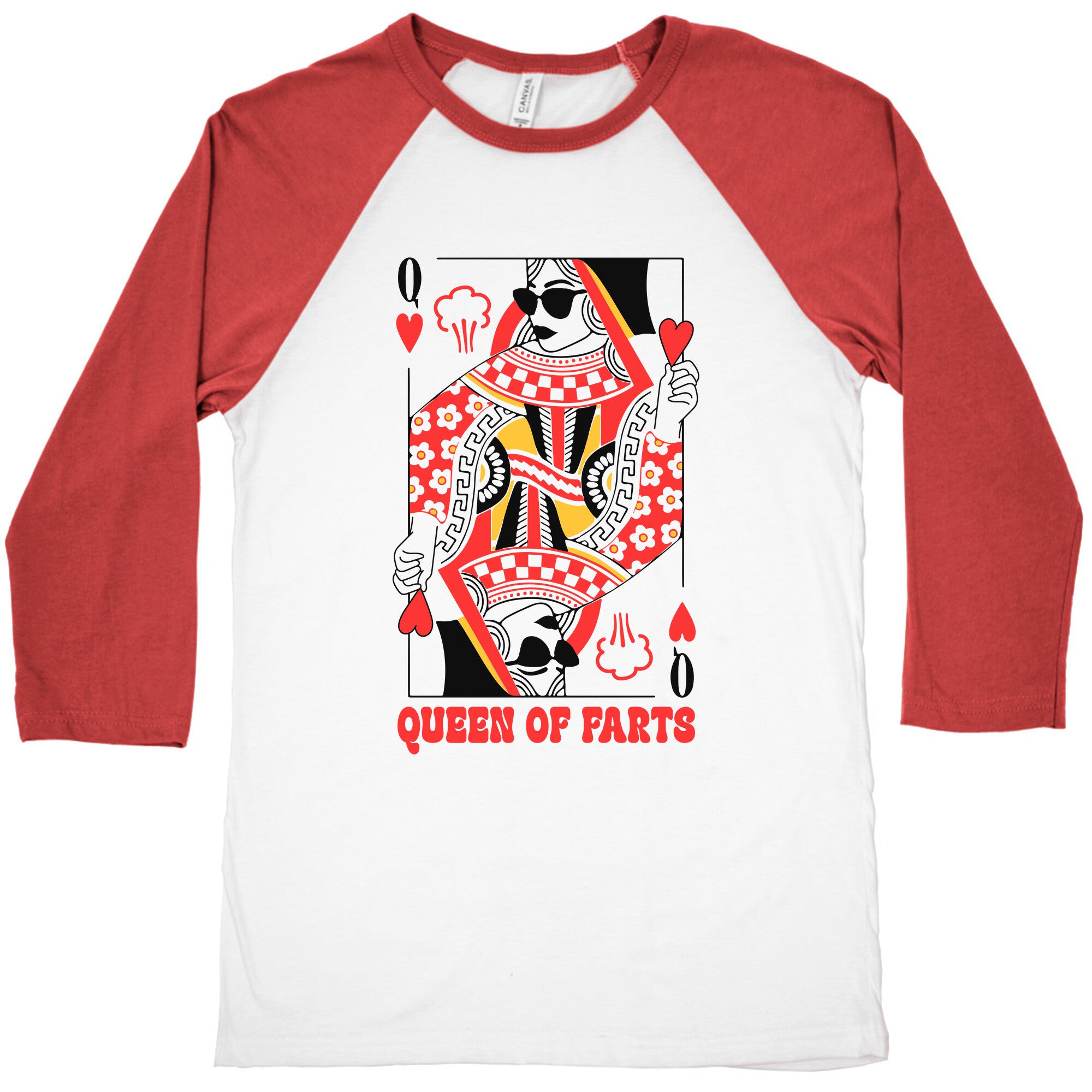 King & Queen Of Farts Baseball Tee