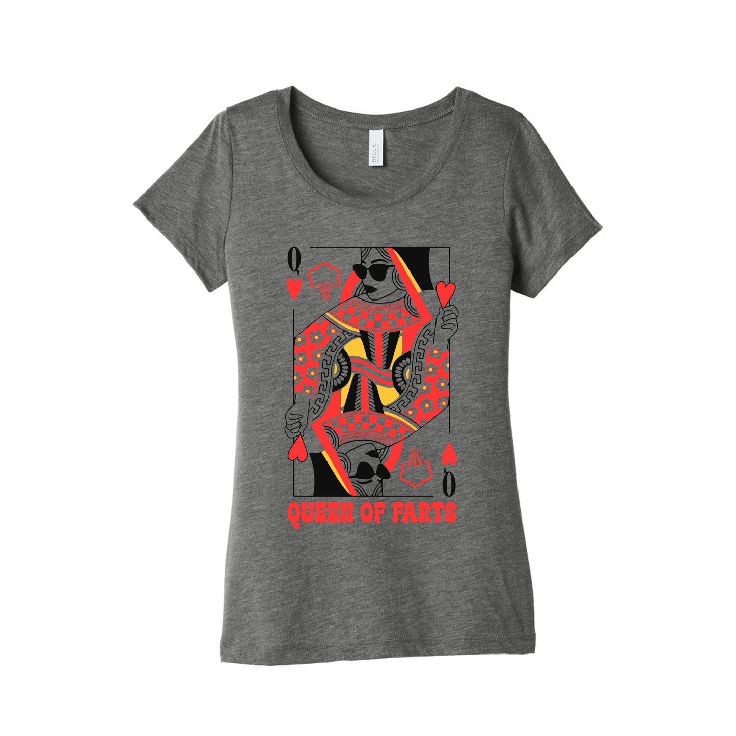 King & Queen Of Farts Womens Triblend Tee