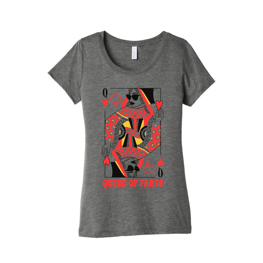 King & Queen Of Farts Womens Triblend Tee